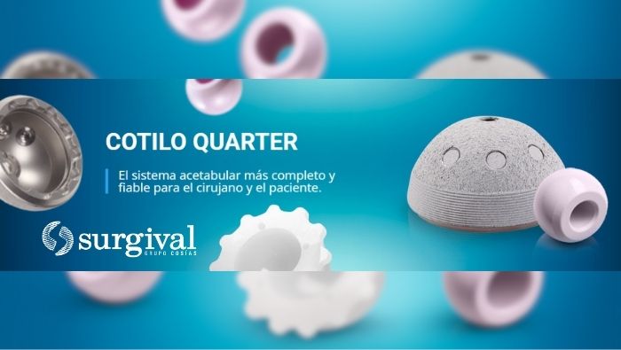 ¿Por qué el sistema QUARTER de Surgival es tan fiable para una artroplastia total de cadera?